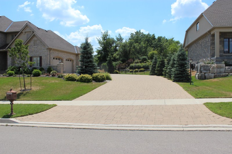 driveway and patio
